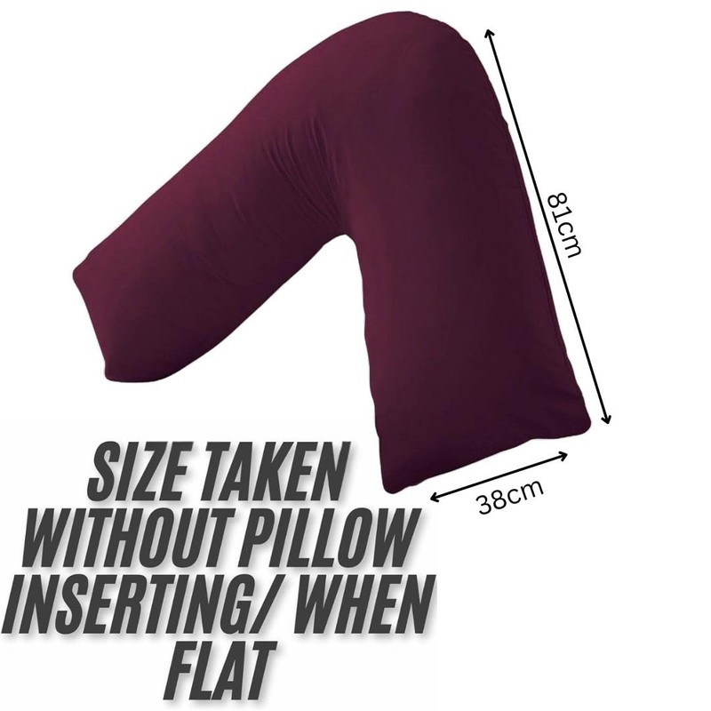 NURBAY V Shaped Pillowcase cover 100% Polycotton V pillow case