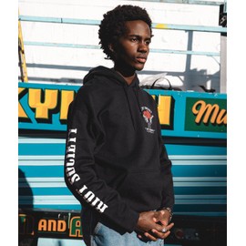 Riot Society The Last Fiesta Vaquera Cowgirl Mens Hoodie - Black, Large
