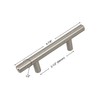 GlideRite Hardware 6007-64-STST-1 Stainless Steel 2.5 inch CC Solid 5