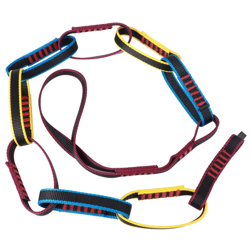 Outdoor Climbing Equipment Brakedown Molding Ladder Flat Belt Ring Chrysanthemum