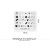 Nail Stamp Plate Summer Theme Picture Print Design Templates Nature