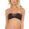 Luli Fama Women's for Your Eyes Only V-Cut Net Bandeau