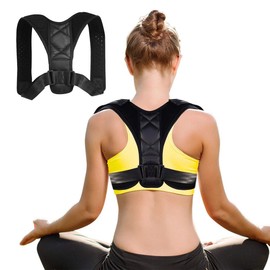 Nanet Posture Corrector Back Brace Adjustable Straightener for Back, Shoulder, Neck Pain and Back Balancing for Men and Women