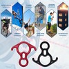 AOKWIT 50KN Rescue Figure, 8 Descender Large Bent-Ear Belaying and