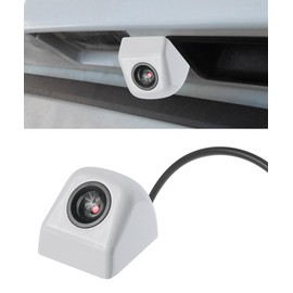 Flaconi Car Reversing Camera, Rear View Camera for Car, Car Reversing Camera, HD 960 x 720 Rear View Camera, Car, Reversing Camera, Motorhome, Suitable for Cars, SUVs and Trucks (White)