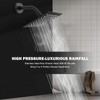 NearMoon Rain Shower Head, High Flow Stainless Steel Square Rainfall