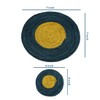 Jute Coaster C013, Handmade Coaster Set, Round Design Coasters C013