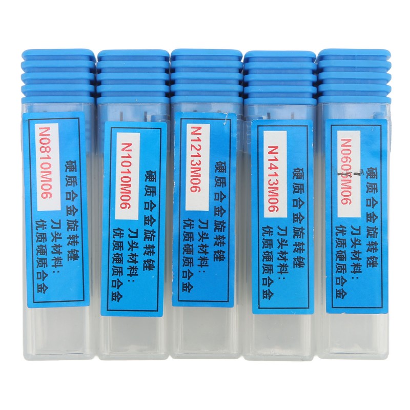 N Type Rotary Burr Set Single Cut 6mm Shank Carbide