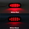 Partswcgg 6 Inch Oval LED Trailer Tail Lights 10 LED,