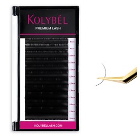 Premium Eyelash Extensions 0.15 C Curl 15-20mm Mixed Tray Premium Individual Lash Extensions, Silk Volume & Classic Lashes Soft Matte Dark Professional Eyelashes Extension Salon Use(0.15-C-15-20mm)