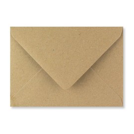 Kraft Brown Greeting Card Envelopes to Fit A5 Greetings Card or A4 Card Fold in Half for Invitation Wedding Birthday Party Crafts 152x216mm - 30 Envelopes (Kraft Brown)