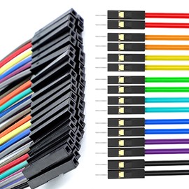 50pcs Jumper Wire Jumper Cables Plastic Colorful Male to Female 1P Breadboard Jumper Wire for Electronic Work Application