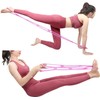 7 Ring Stretch Resistance Exercise Band, BetterJonny Workout Bands Arm