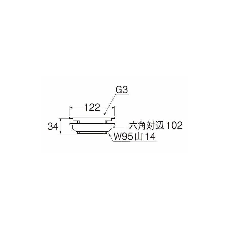 SANEI H35-75 Toilet Tank Mounting Hardware with Gasket for Nominal