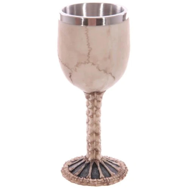 Puckator Decorative Skull and Spine Goblet - Skulls And Bones