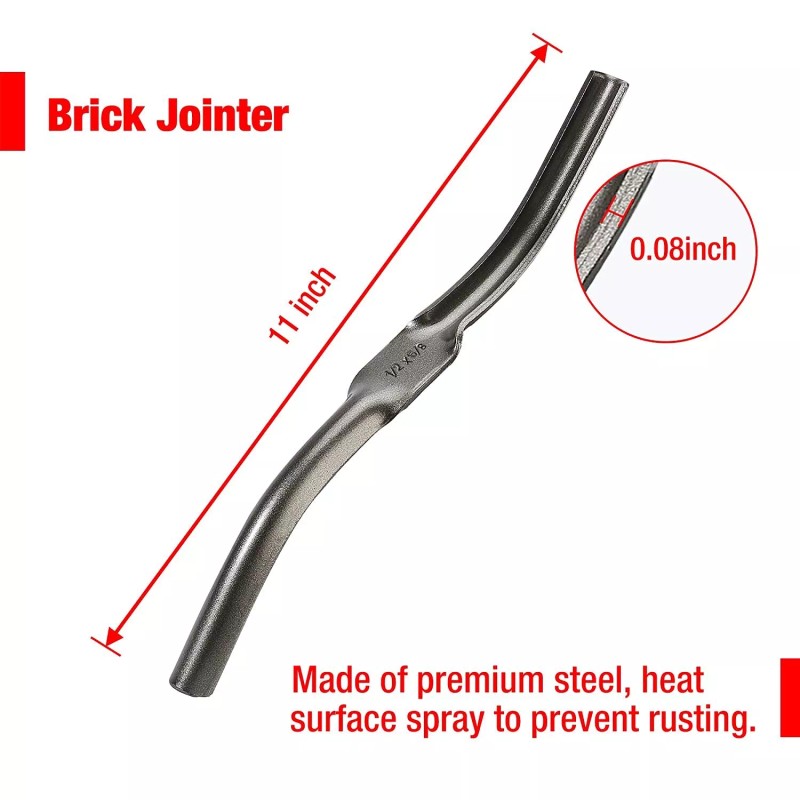 Goldblatt 4-PACK Tile Grout Masonry Mortar Bag Set Stainless steel