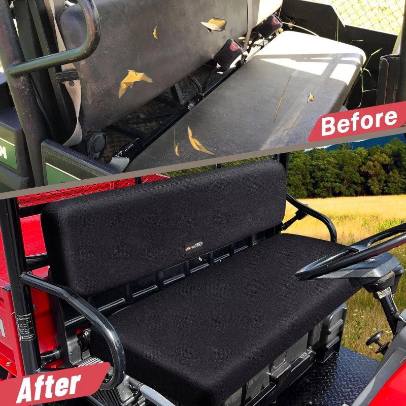 MOMIRAC 2 Set UTV Front & Rear Seat Covers For