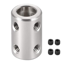 TOP-VIGOR 8mm to 8mm Bore Rigid Coupling D14mm x L22mm Stainless Steel Shaft Coupler Connector, Shaft Coupling Joint Connector for 3D Printer,DIY Robots, CNC Machine,Motor Accessories