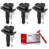 AISHAN Set of 4 Ignition Coil Pack and Iridium Spark
