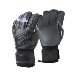 KELME Goalkeeper Gloves for Kids Adults,Abrasion-Resistant Latex Palms with Enhanced Grip Technology,Goalie Gloves with Adjustable Double Wrist Straps,Size 6