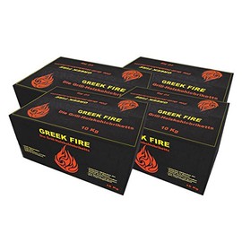 Greek Fire charcoal briquettes