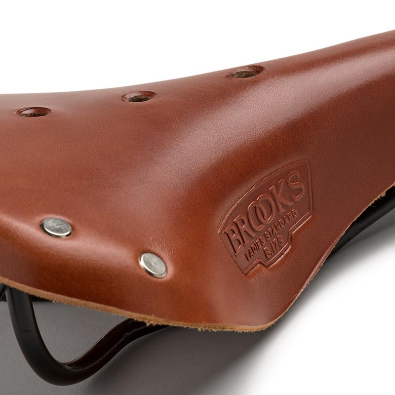 Brooks England B17, Short-Nose Iconic Handmade Leather Bike Saddle, Honey,
