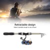 Fishing Pole Kit Carbon Telescopic Portable Durable Lure Rod Set
