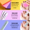 Nail Buffers and Files, FANDAMEI Nail Tools kit with 3PCS