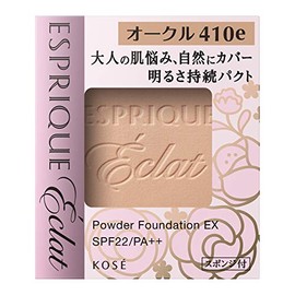 Kose ESPRIQUE Eclat Eclat Lasting Brightness Compact EX OC410e Ochre, 0.3 Ounce (x1)