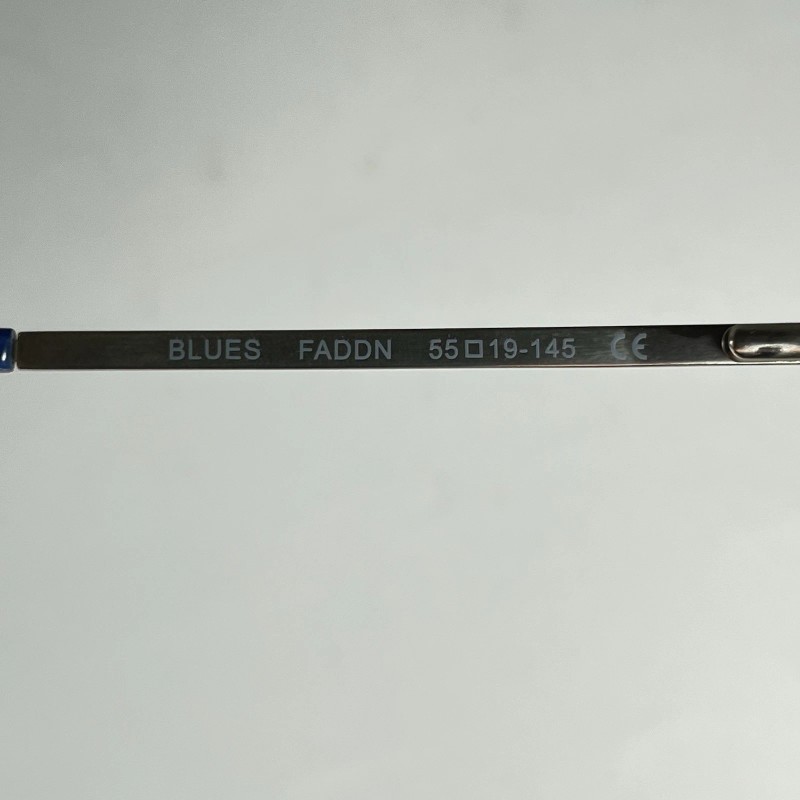 Elton John Eyewear Blues Eyeglasses Blue/Clear Frames Brand New In