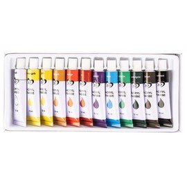 Acrylic Paint Set of 12 Tubes of 12ml 12 Colours Studio Quality | Perfect for Kids & Artists