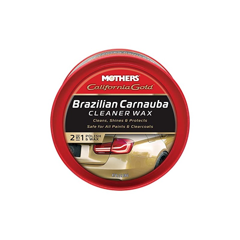 Mothers 05500 California Gold Brazilian Carnauba Cleaner Wax Paste -