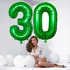 70 Balloons - Green 70th Birthday Decoration for Men &