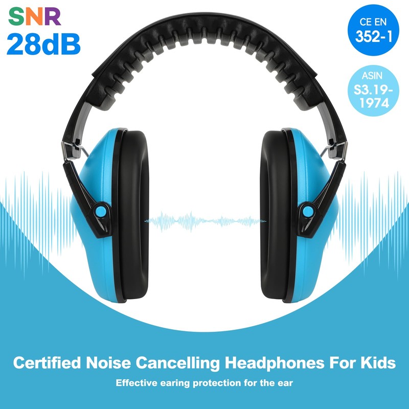 Floriogra Noise Cancelling Headphones for Kids/Toddler 28dB SNR Ear Muffs