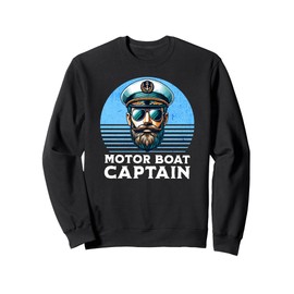 Motor Boat Captain Funny Nautical Sweatshirt