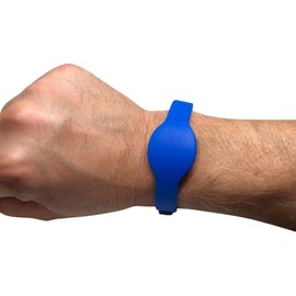 50 – 26 Bit H10301 125 KHz Proximity Wristbands Blue AuthorizID Wiegand Waterproof Compatible w/ 1386 1326 7610 1586 1391 1346. Works with Most Access Control Systems. Free tech Support