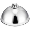 Cloche Food Cover, 10 Inch Stainless Steel Round Basting Cover
