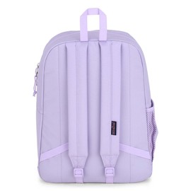 JanSport Cross Town Plus Backpack - Large Main Compartment, Side Water Bottle Pocket, 15-Inch Padded Laptop Sleeve - Pastel Lilac