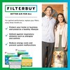 Filterbuy 12x25x2 Air Filter MERV 8 Dust Defense (6-Pack), Pleated