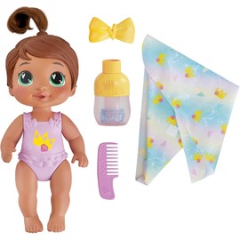Baby Alive Shampoo Snuggle Sophia Sparkle Brown Hair 11" Water Baby Doll Playset