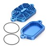 NICECNC Aluminium Finned Valve Covers Compatible with Suzuki DR650SE 1996-2024，DR650S
