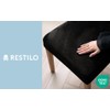RESTILO Chair Cover Seat for Chairs, Open Back, Removable, Washable