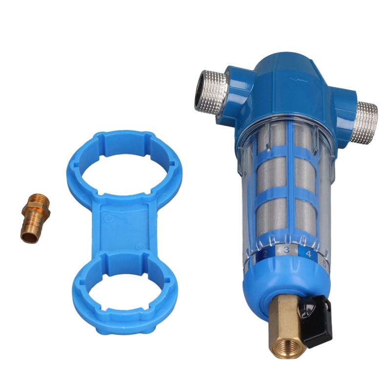 G3/4 External Thread Backwash Filter Sediment Pipe Filter Water Purification