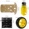 Smart Robot Car Kit 2wd Robótico Coche Juguete Inteligente Educativo