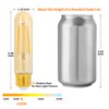 Decoaui E26 T10 LED Light Bulbs, 5 Inch Vintage Tubular