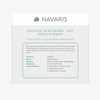 Navaris Weekly Planner White Board - 24" x 36" Magnetic