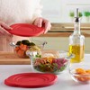 Ums 2.2 Quart Round Glass Baking Dish with Lid, Round