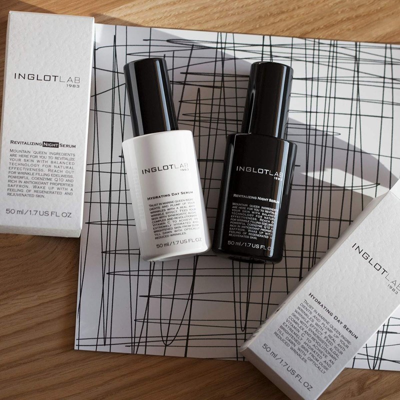 Inglot Lab Hydrating Day Serum, Day Cream, Face Cream, Moisturising,