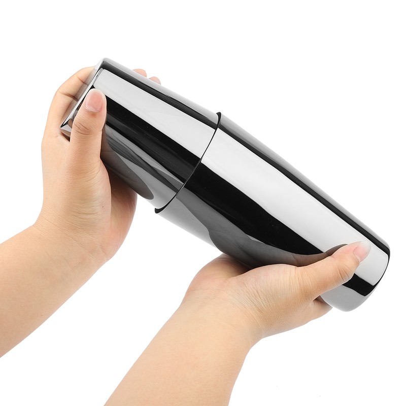 2pcs Stainless Steel Boston Cocktail Shaker Cup Bar Mixing Drink