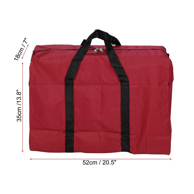 PATIKIL Storage Tote with Zippers, 40L Capacity Foldable Heavy Moving